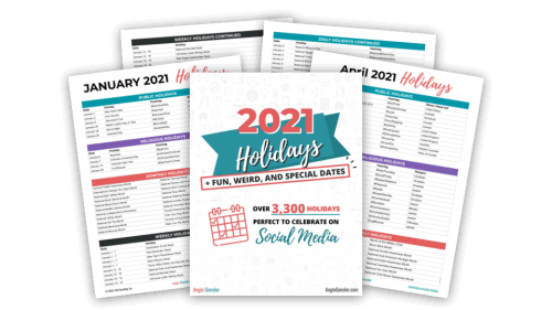 Bonus 2021 Holidays