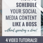 How to schedule your social media content like a boss_pinterest