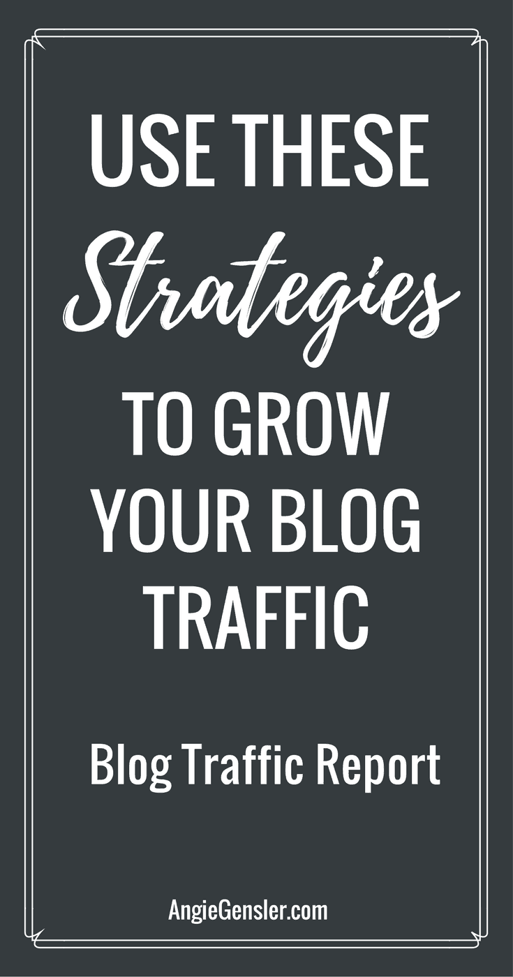 I'm sharing my two best traffic driving strategies in this blog traffic report. I also created two short tutorial videos walking you through my best Pinterest tips.