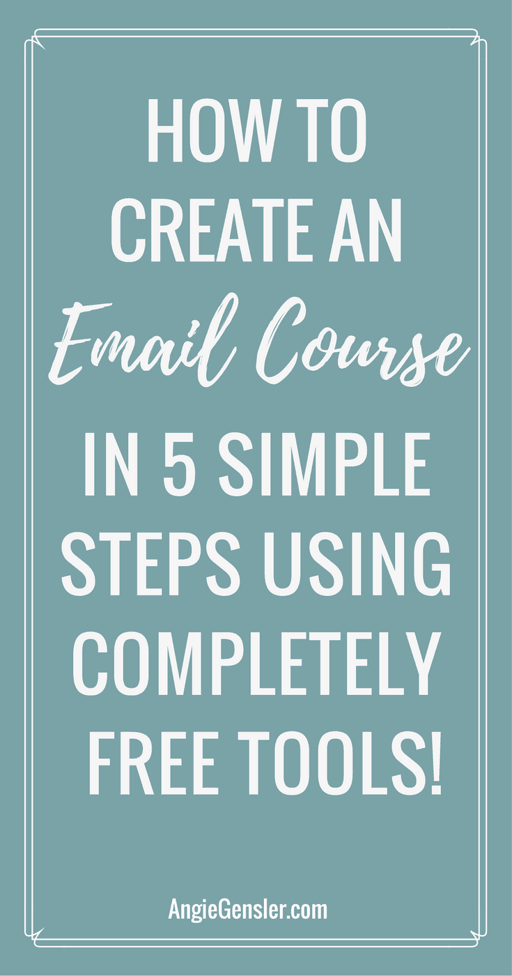 How to create an email course in 5 simple steps_pin2