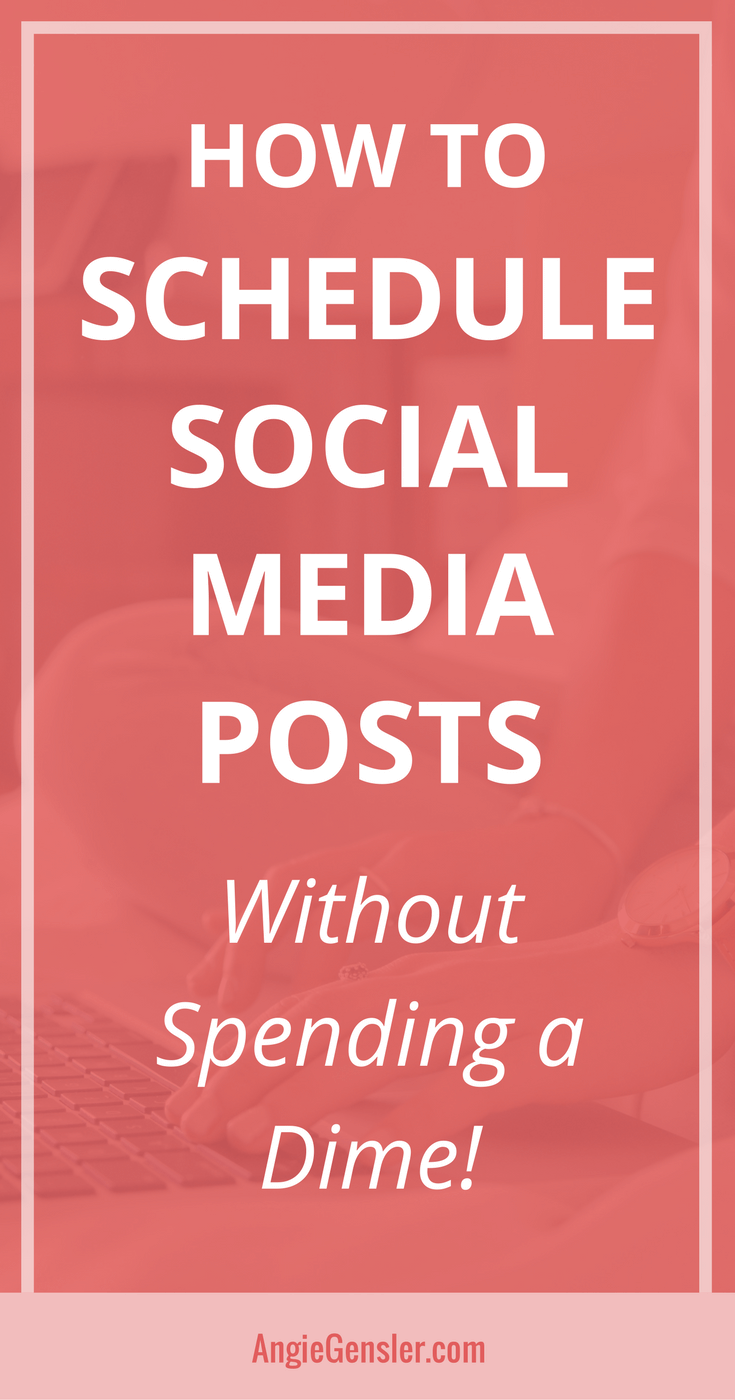 How To Schedule Social Media Posts