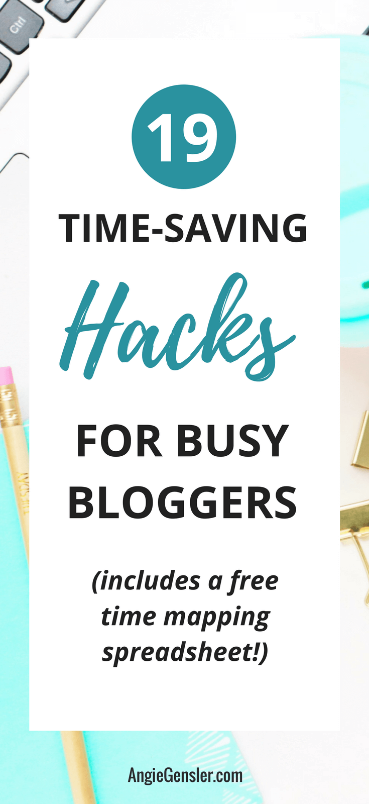 Learn how to balance blogging with your family and 9-to-5 with these 19 time-saving tips, tricks, and hacks for busy bloggers. #blogging #bloglifebalance