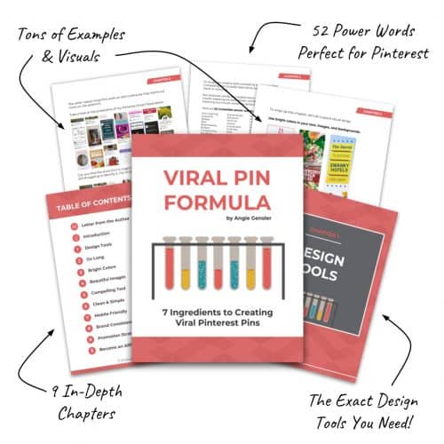 Viral Pin Formula ebook - 7 Ingredients for Creating Viral Pinterest Pins