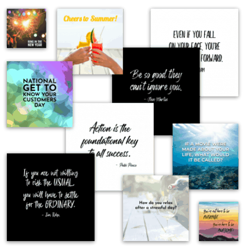 social media post design templates