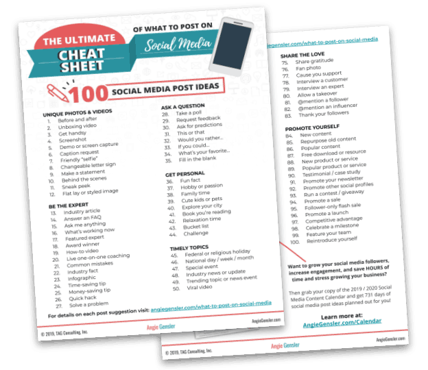 100 Ideas Cheat Sheet Image
