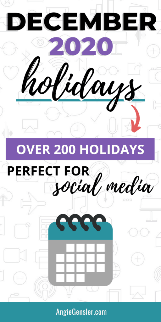 2020 December Holidays Pinterest Image
