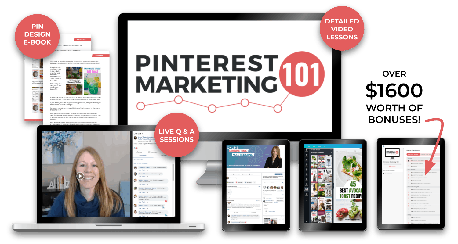 Pinterest Marketing 101 Course Image Pinterest Marketing 101 Course Image