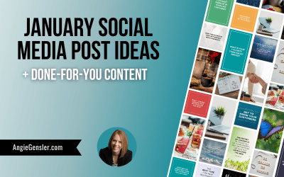 January Social Media Post Ideas + Done-For-You Content