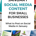 what to post on social media in january