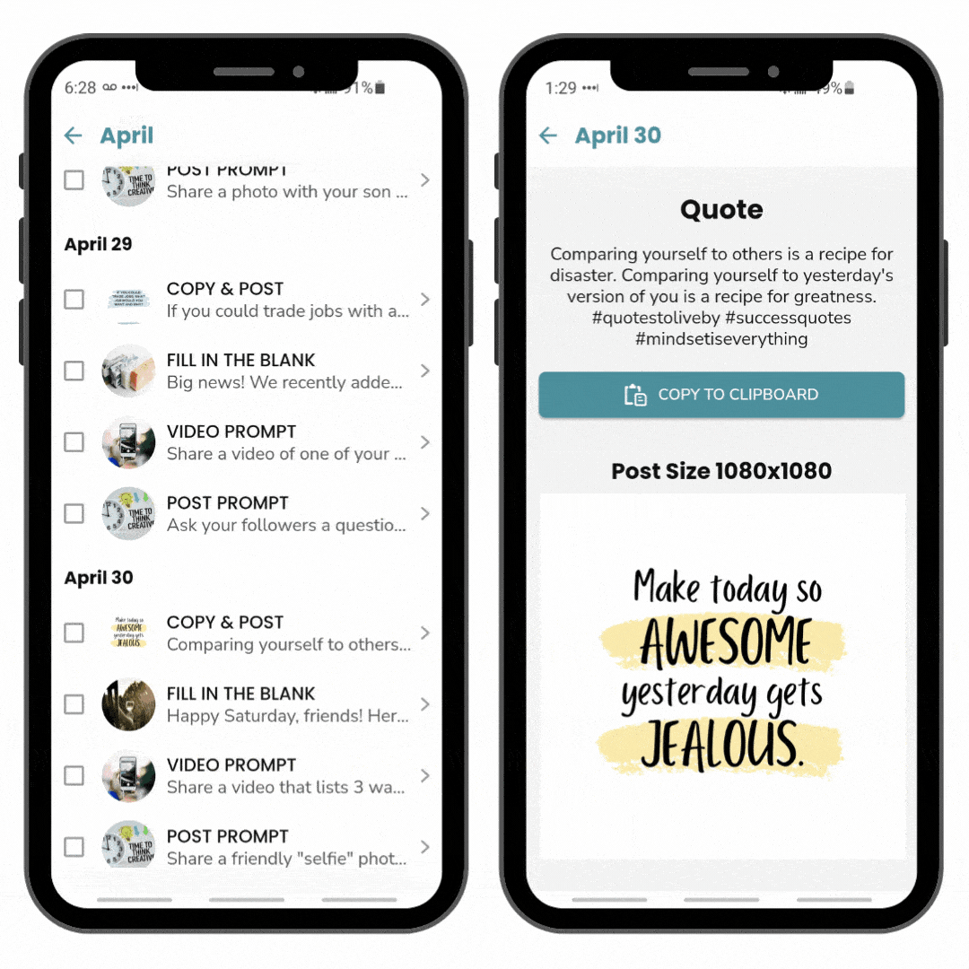 Copy and post GIF copy and post gif