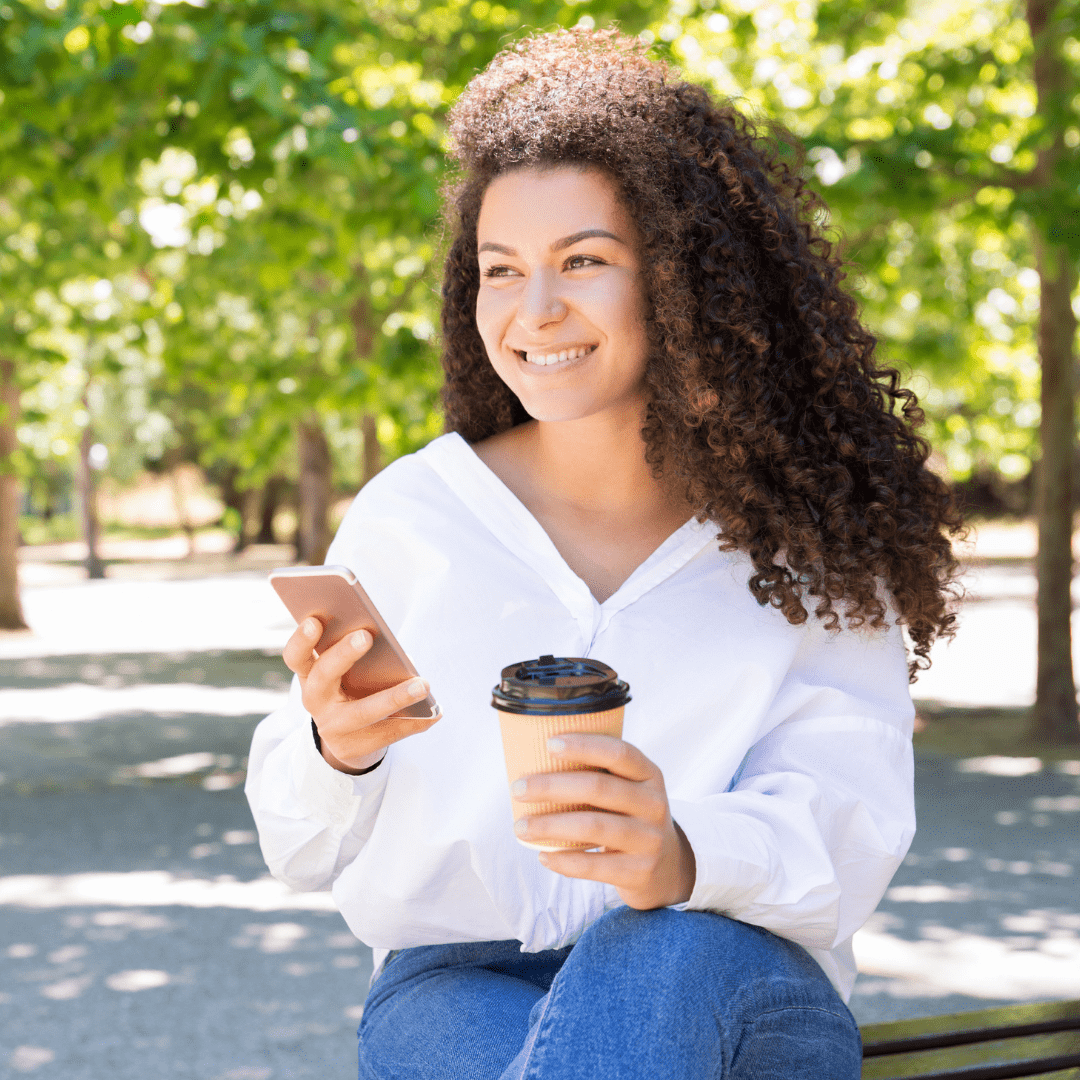 Woman drinking coffee woman drinking coffee
