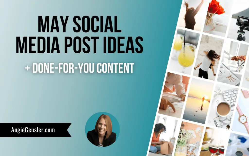 may social media post ideas blog image