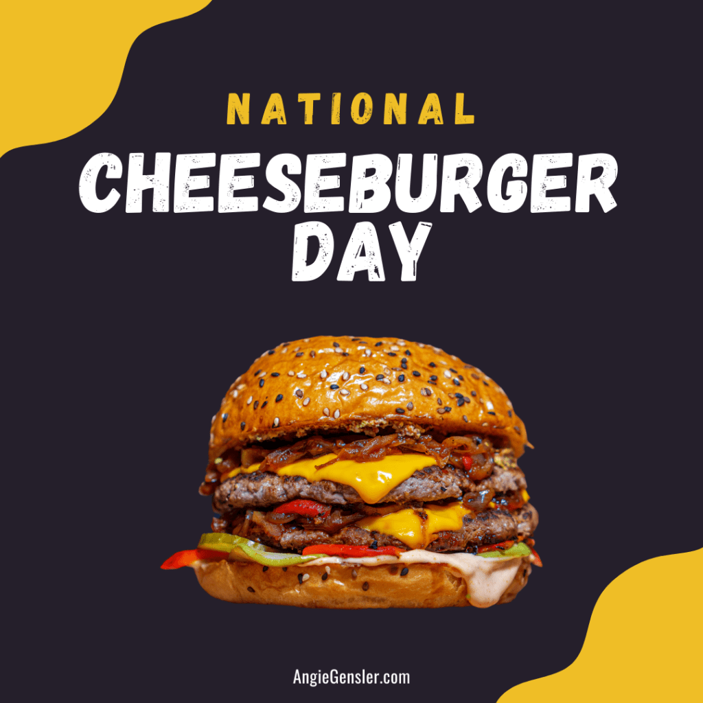 national cheeseburger day hashtags posts