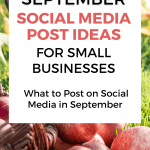 september social media post ideas blog image pin