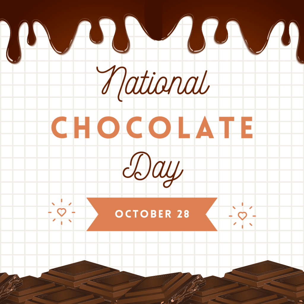 national choclate day hashtags posts