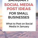january content ideas for small business owners