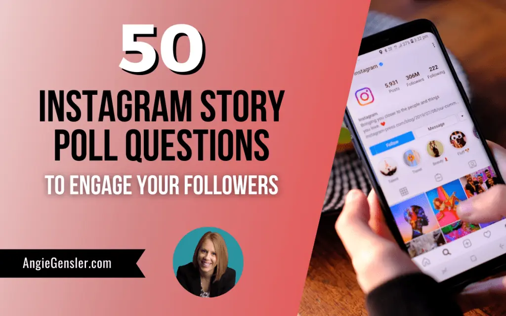 50 instagram story poll questions blog image