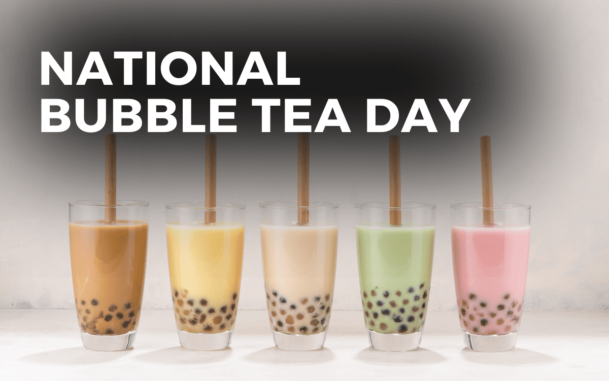 national bubble tea day