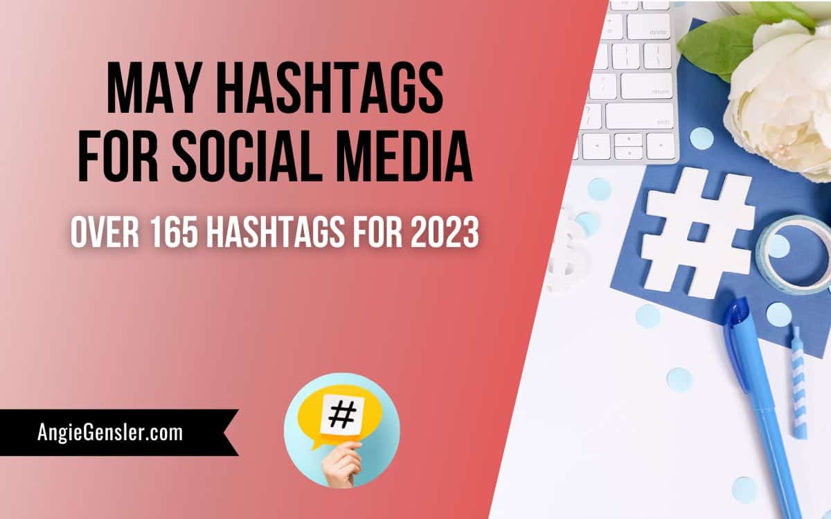 may hashtags for social media featured image