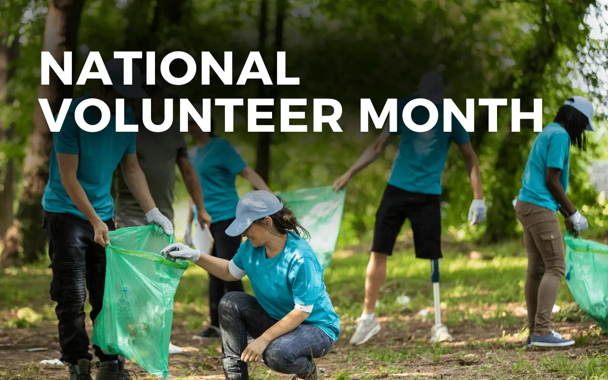 national volunteer month