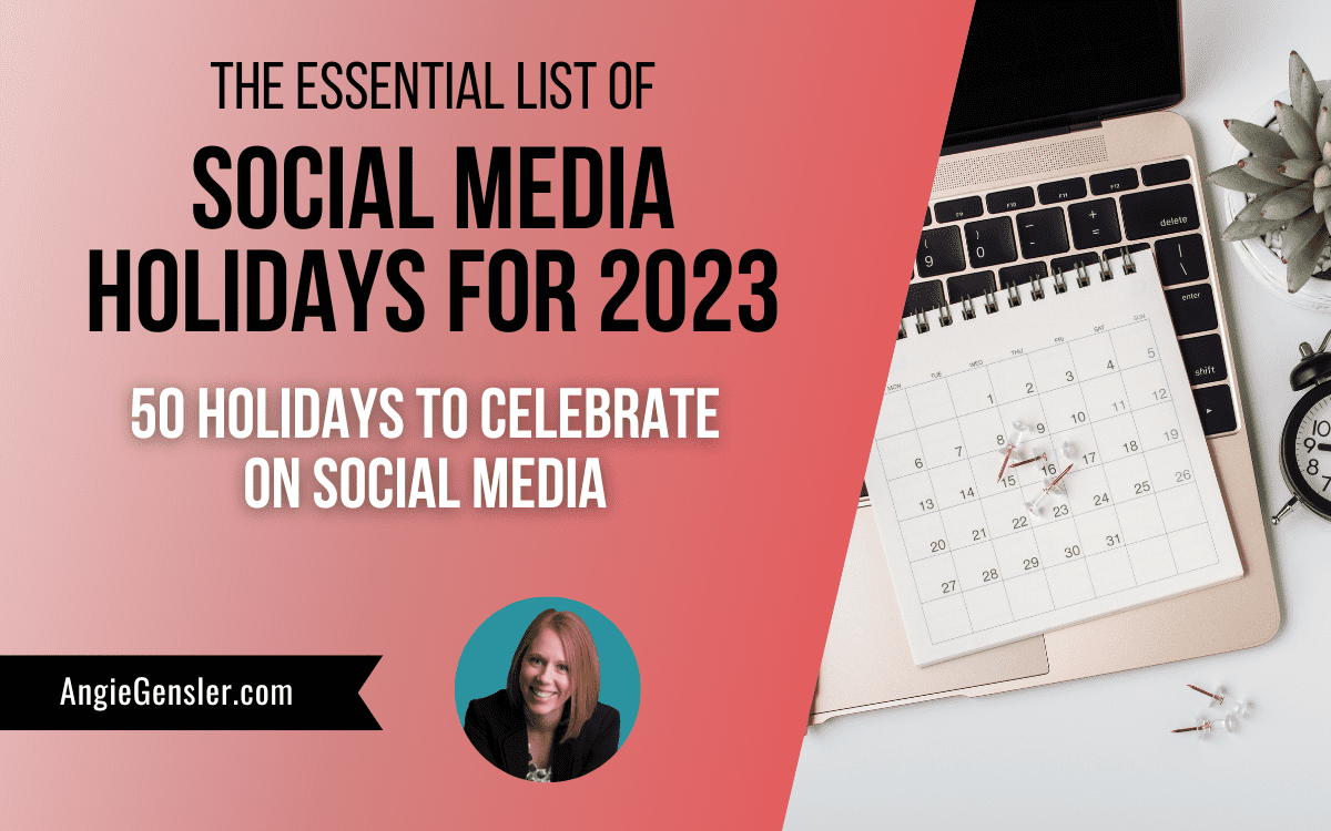 social media holidays for 2023 blog image